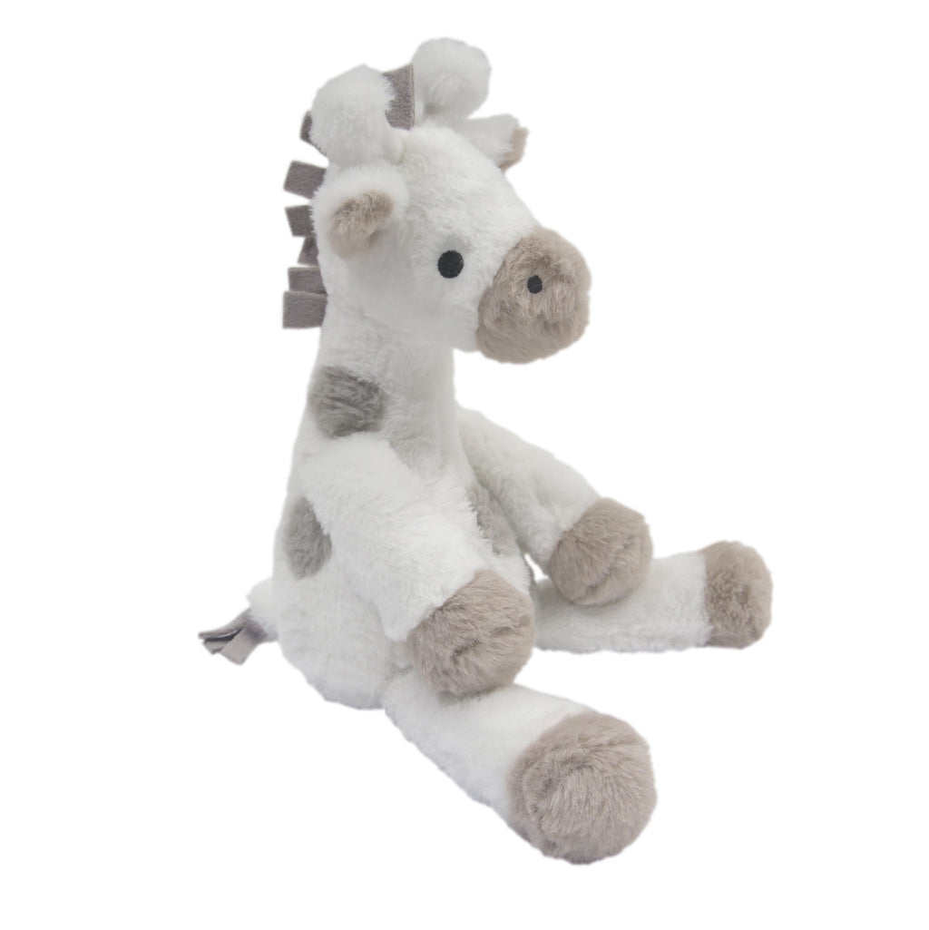 Girafe en peluche Minky Tachetée Grise 29 cm
