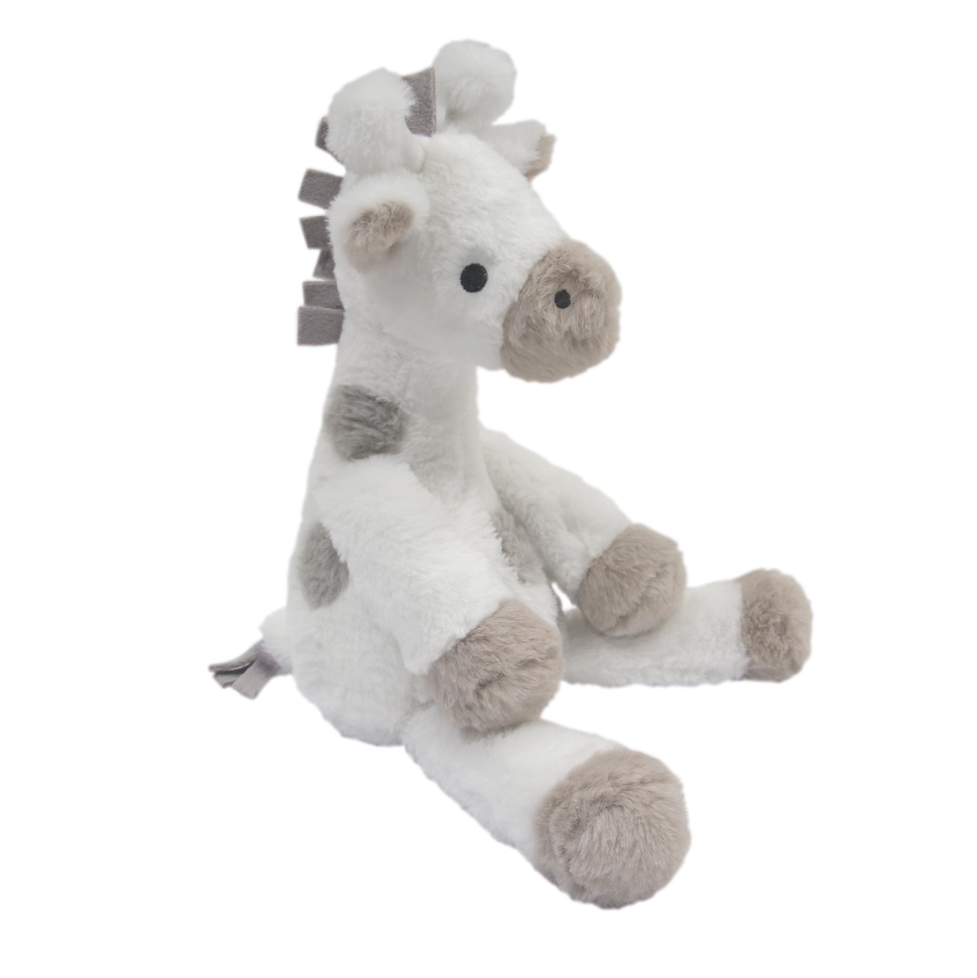 Girafe en peluche Minky Tachetée Grise 29 cm
