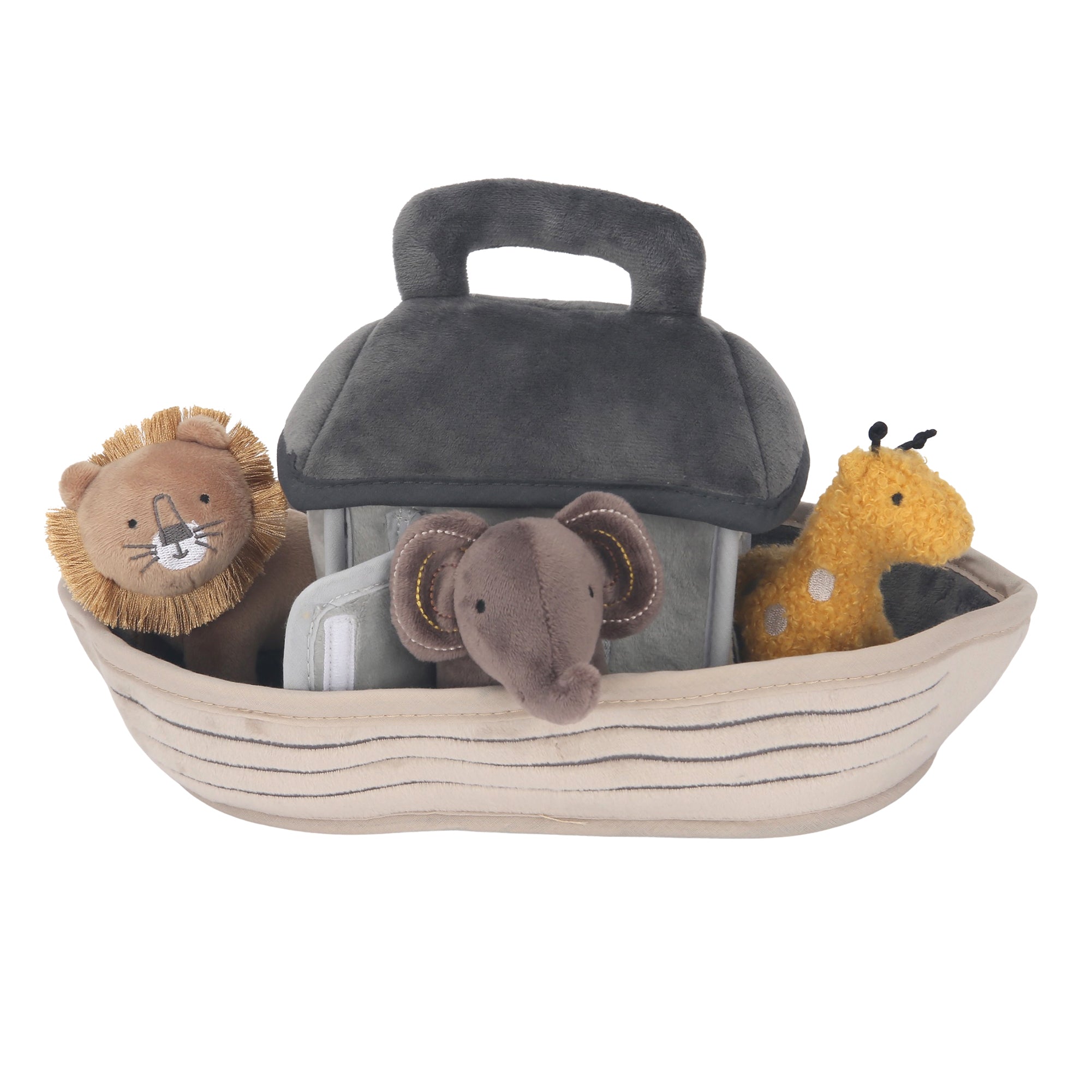 Jouet en peluche interactif l'arche de Noé avec animaux
