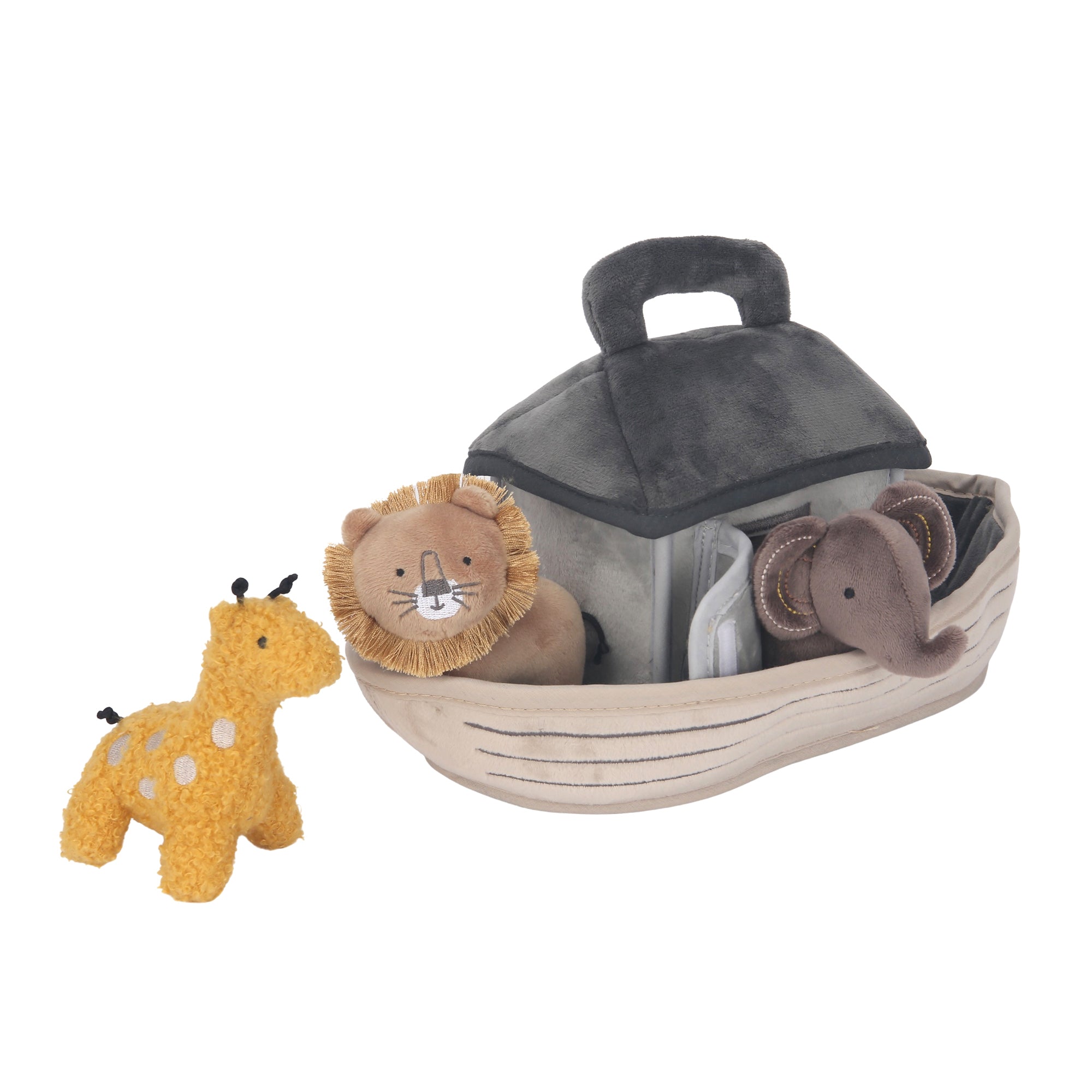 Jouet en peluche interactif l'arche de Noé avec animaux