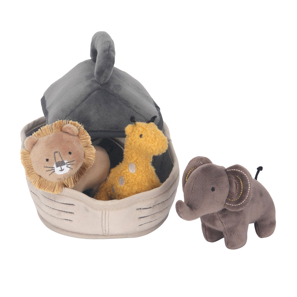 Jouet en peluche interactif l'arche de Noé avec animaux