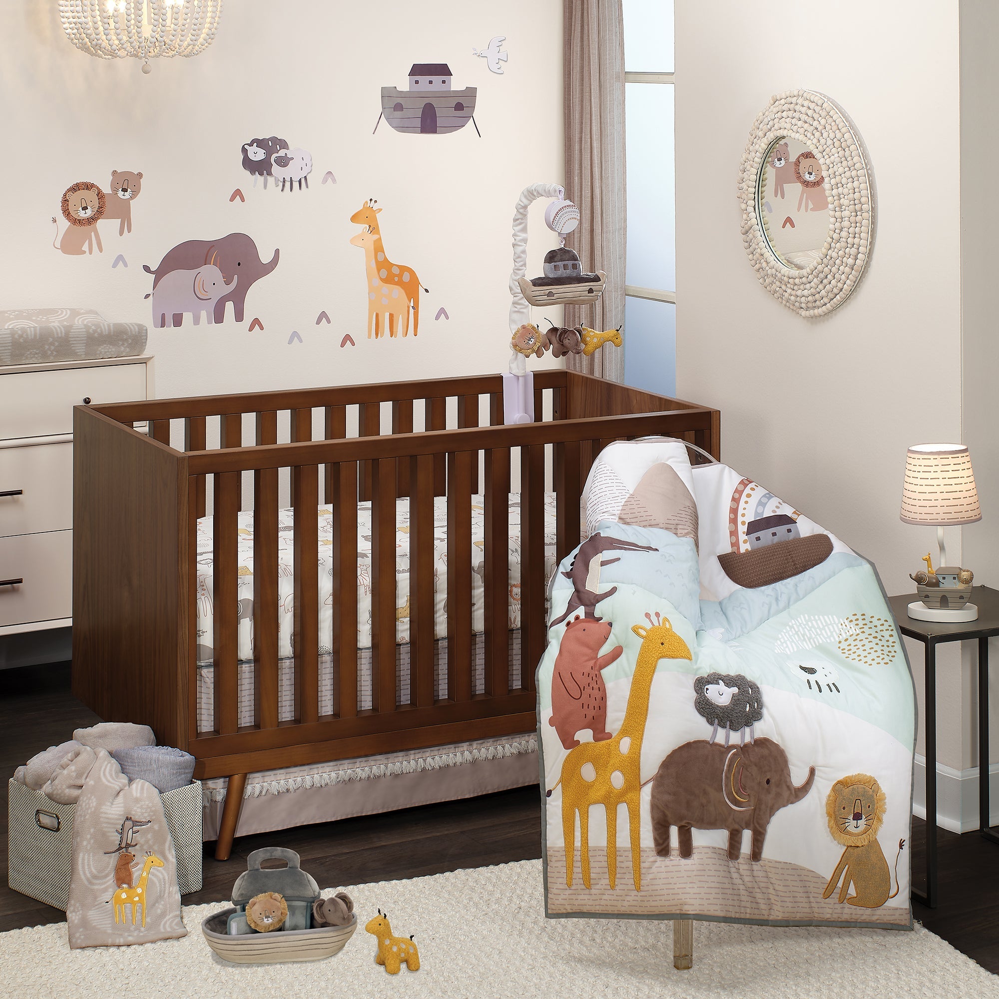 Jouet en peluche interactif l'arche de Noé avec animaux