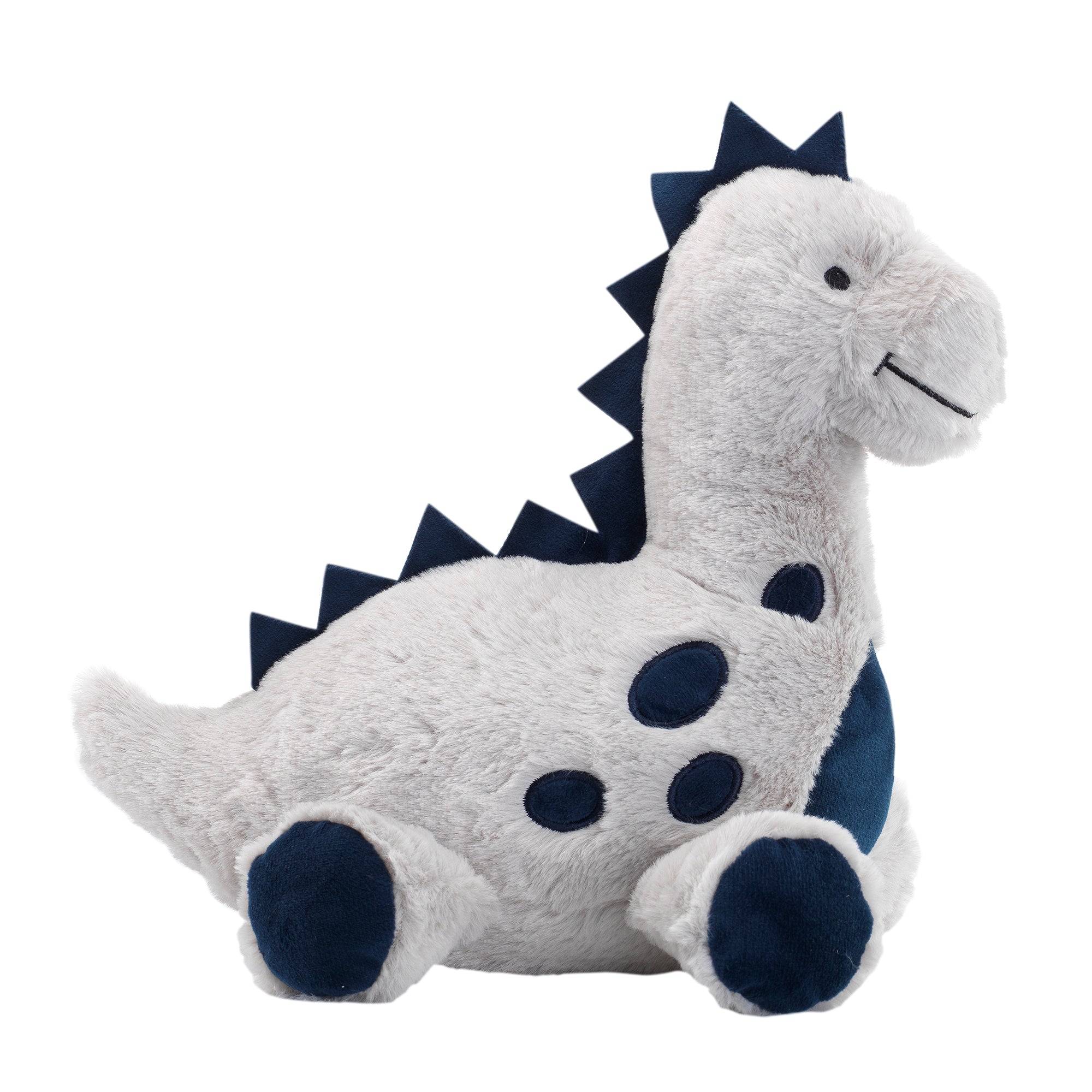 Peluche dinosaure bleu marine