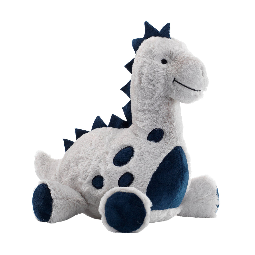 Peluche dinosaure bleu marine