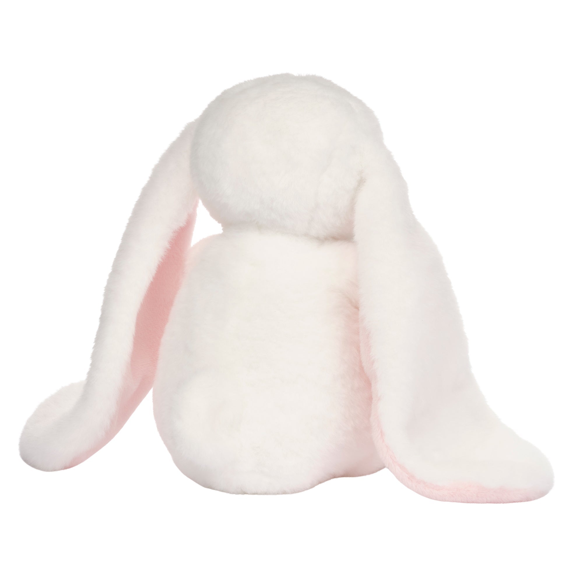 Peluche lapin blanc en pose de prière