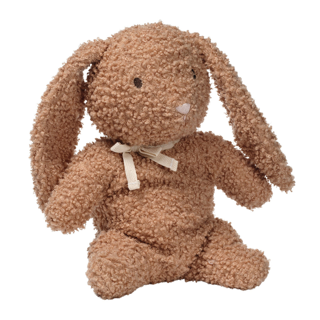 Peluche Lapin Bouclé Taupe