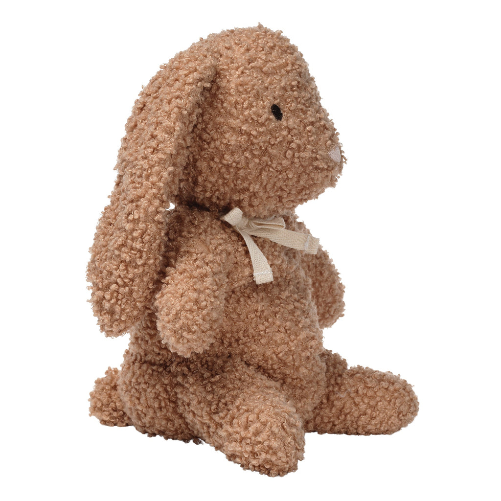 Peluche Lapin Bouclé Taupe