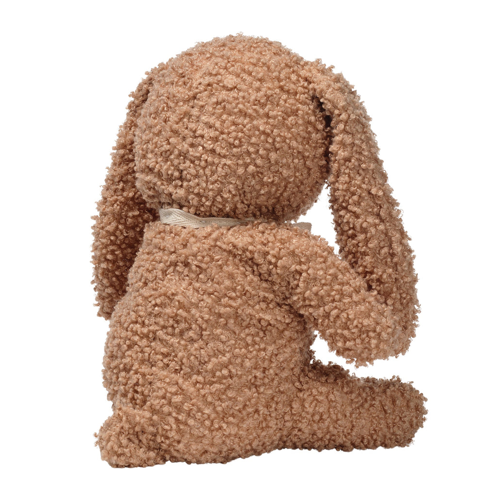 Peluche Lapin Bouclé Taupe