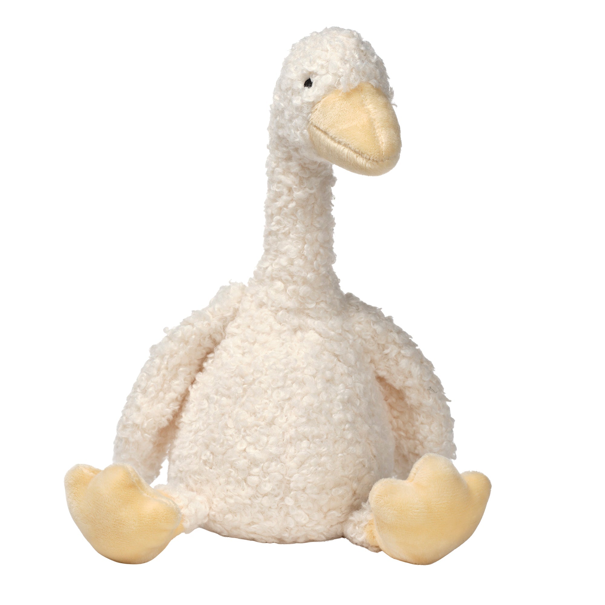 Peluche Oie Boucle Blanche