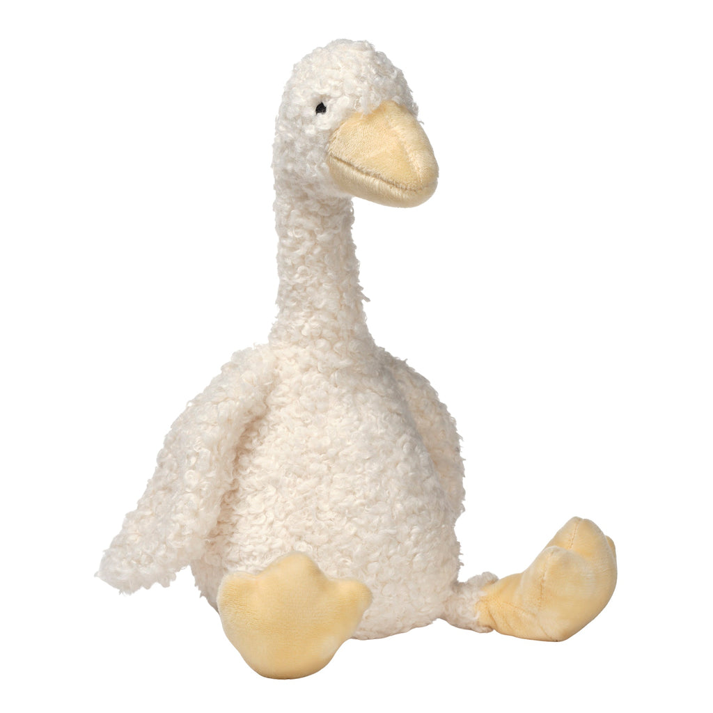 Peluche Oie Boucle Blanche
