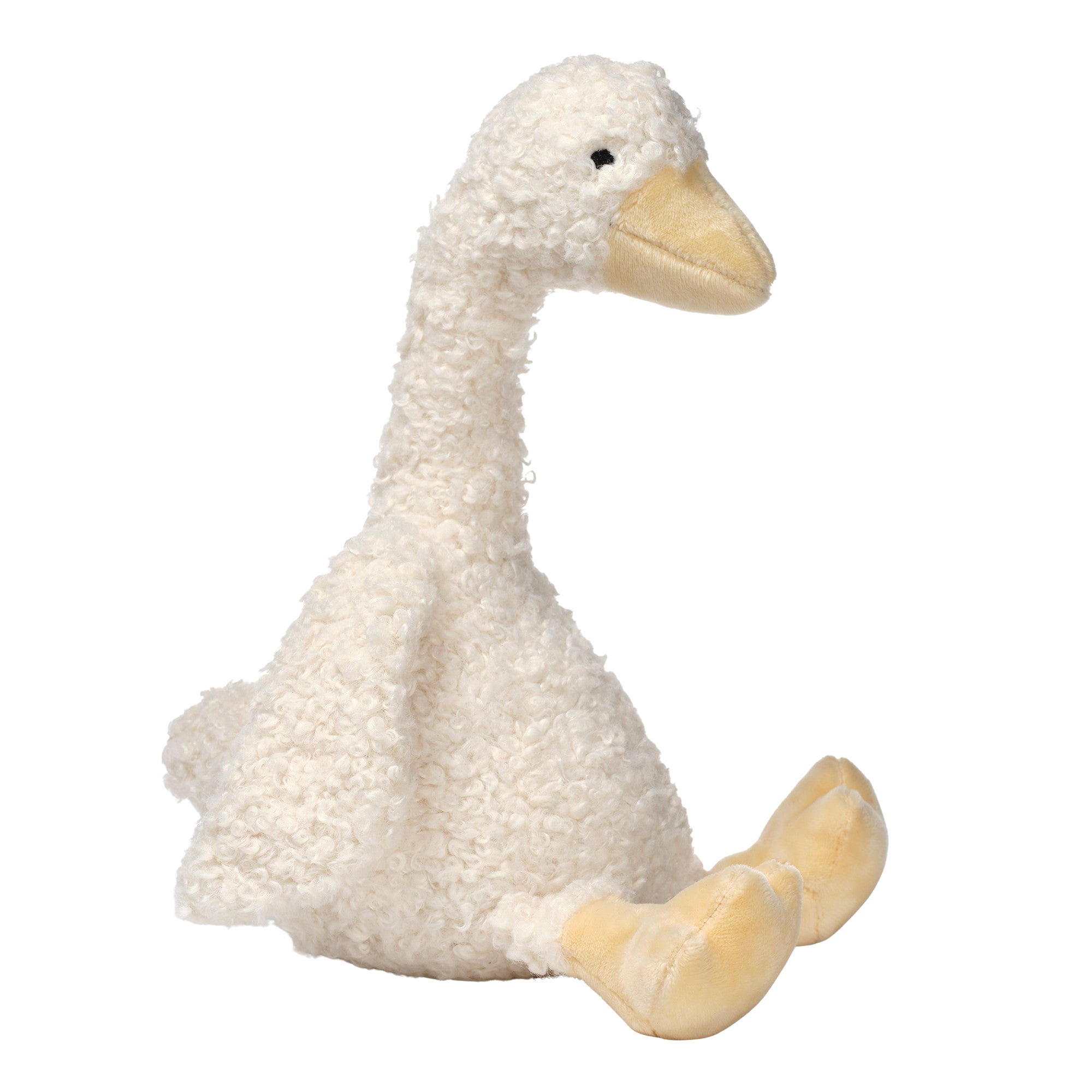 Peluche Oie Boucle Blanche