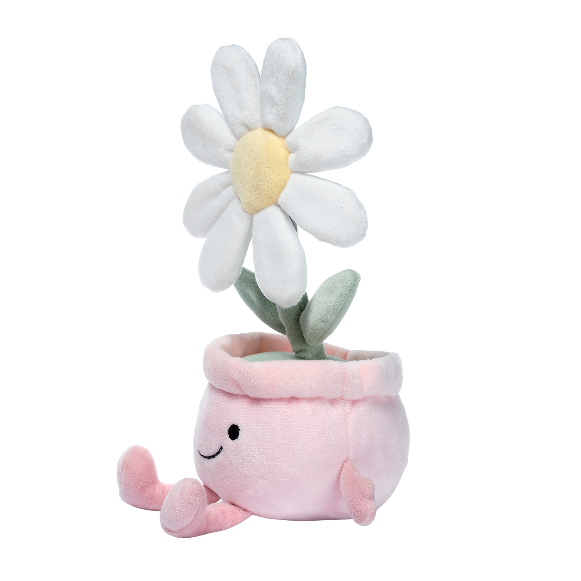 Peluche Pot de Fleur Souriant