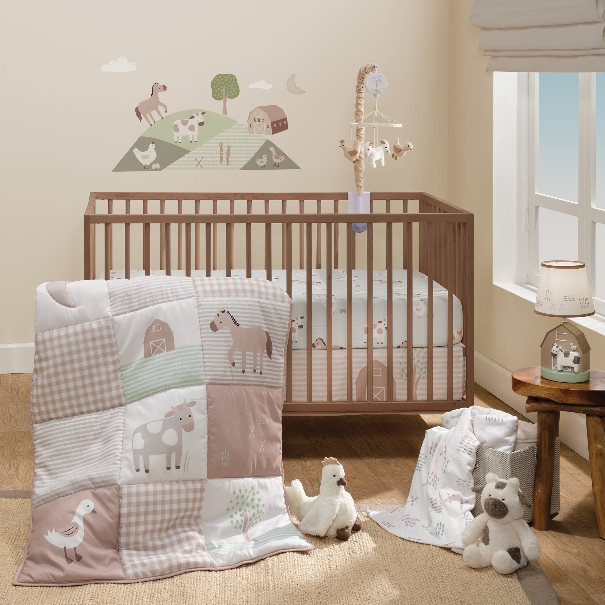 Peluche Poulet en Fausse Fourrure Blanche