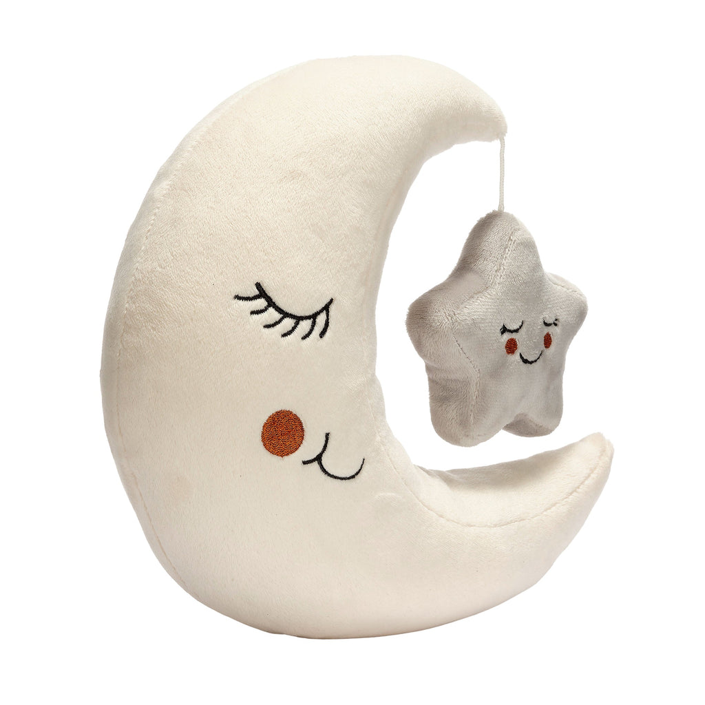 Peluche lune et étoile en velours
