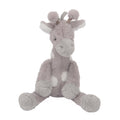 Peluche girafe taupe en fausse fourrure