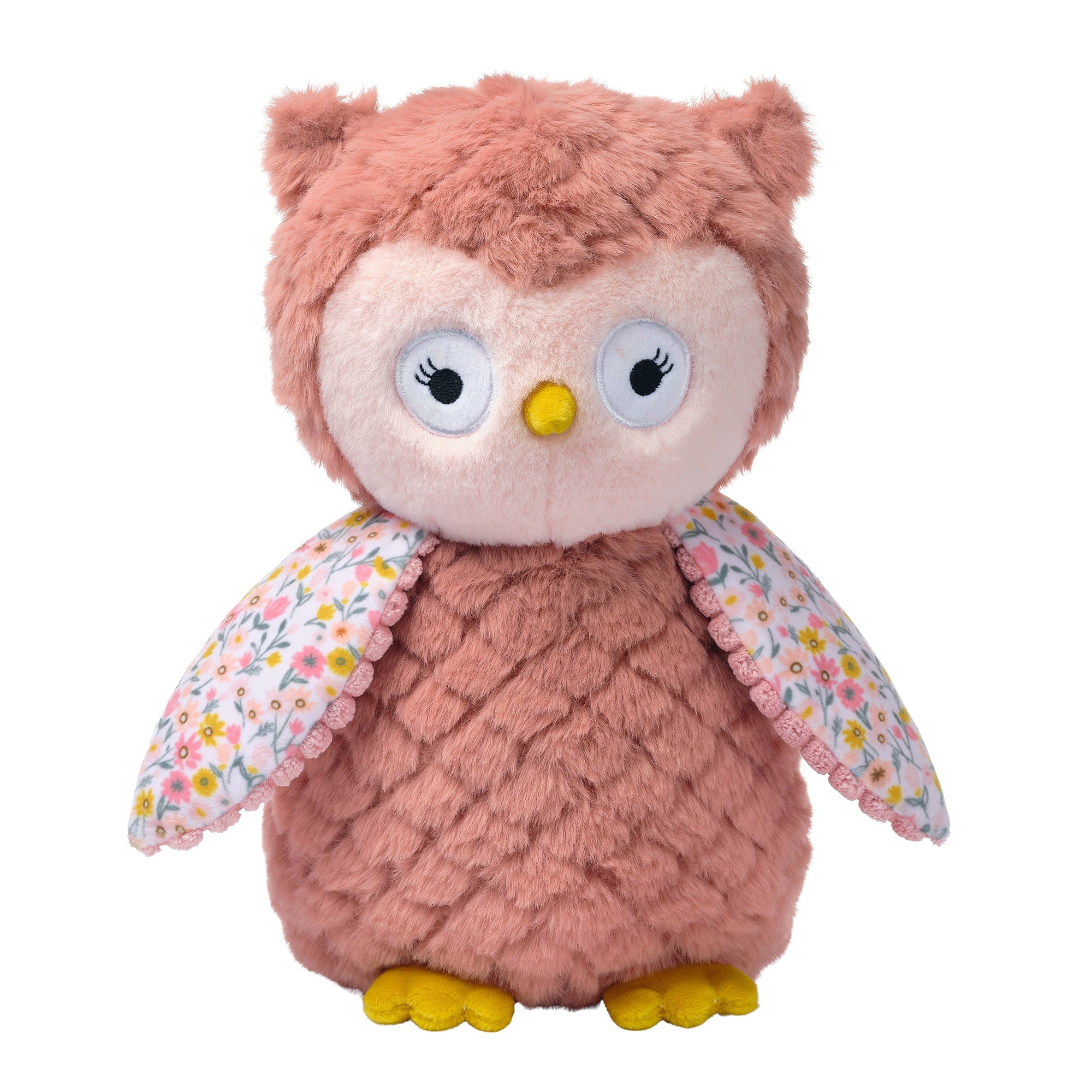 Peluche hibou Minky Diamant rose