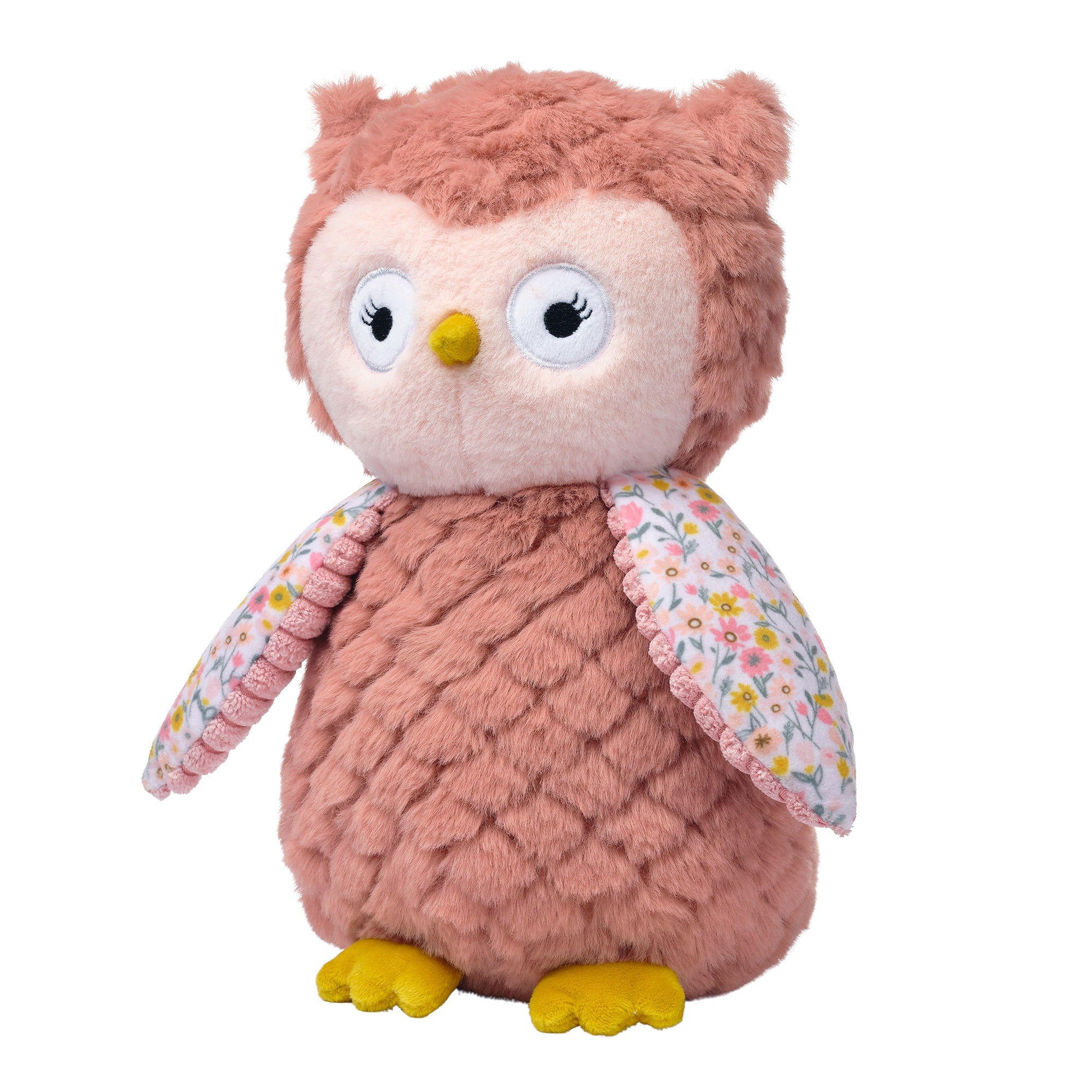 Peluche hibou Minky Diamant rose