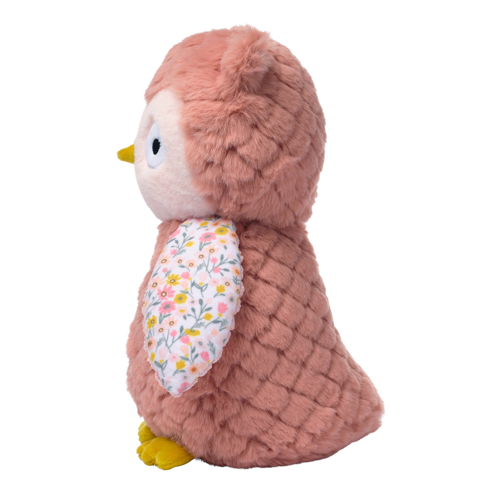 Peluche hibou Minky Diamant rose