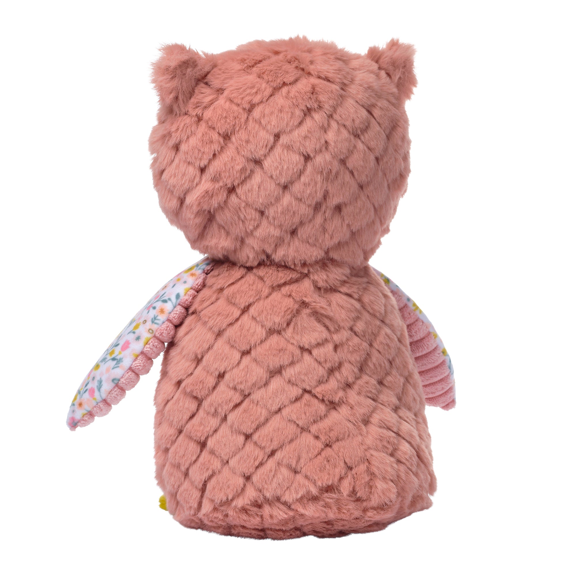 Peluche hibou Minky Diamant rose