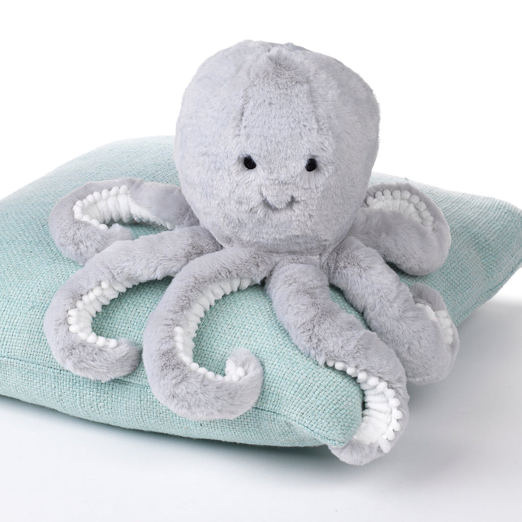 Peluche Pieuvre Minky Grise