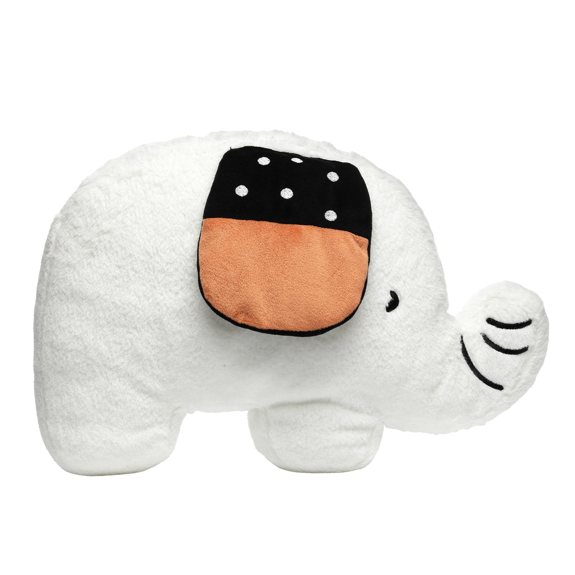 Peluche oreiller éléphant blanc