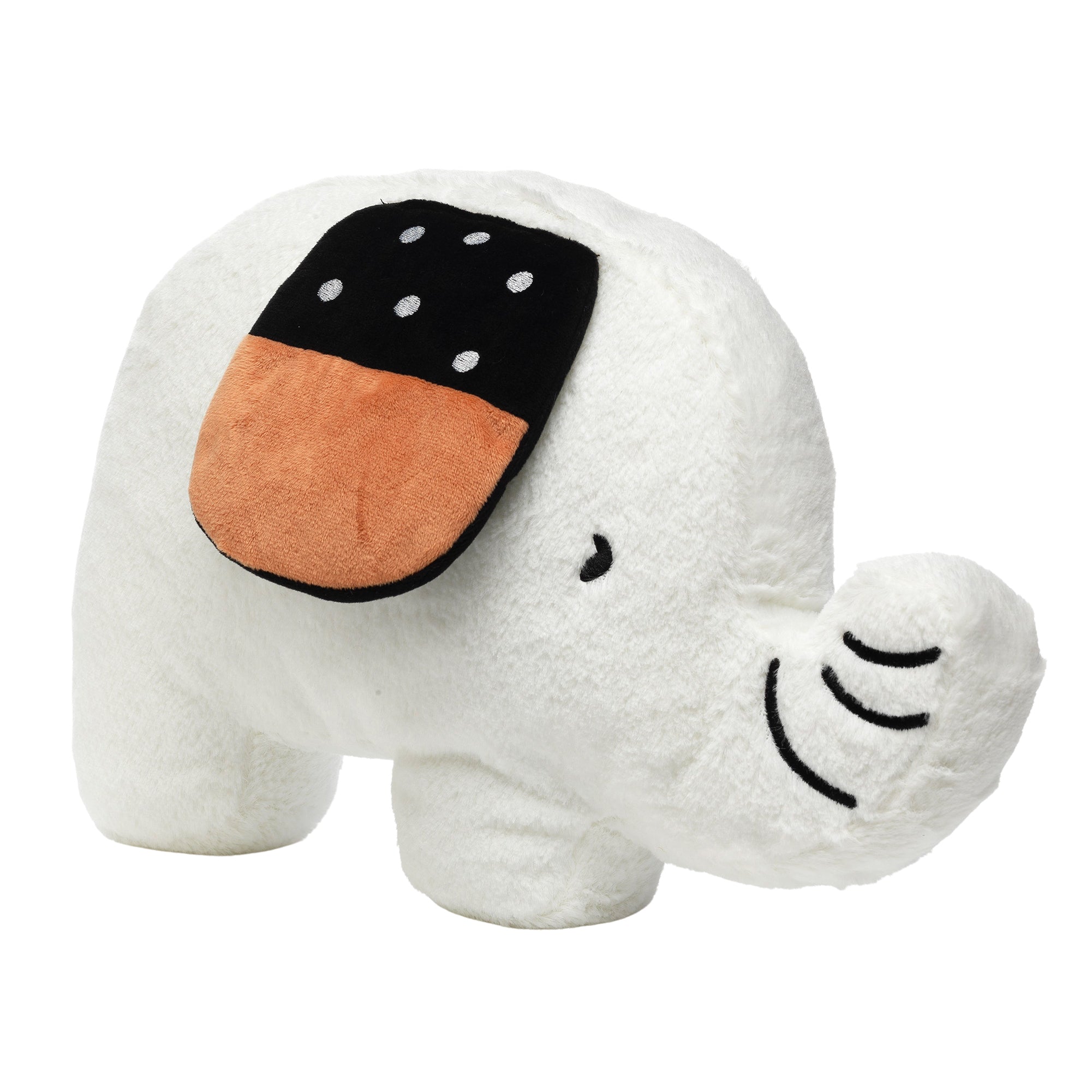Peluche oreiller éléphant blanc