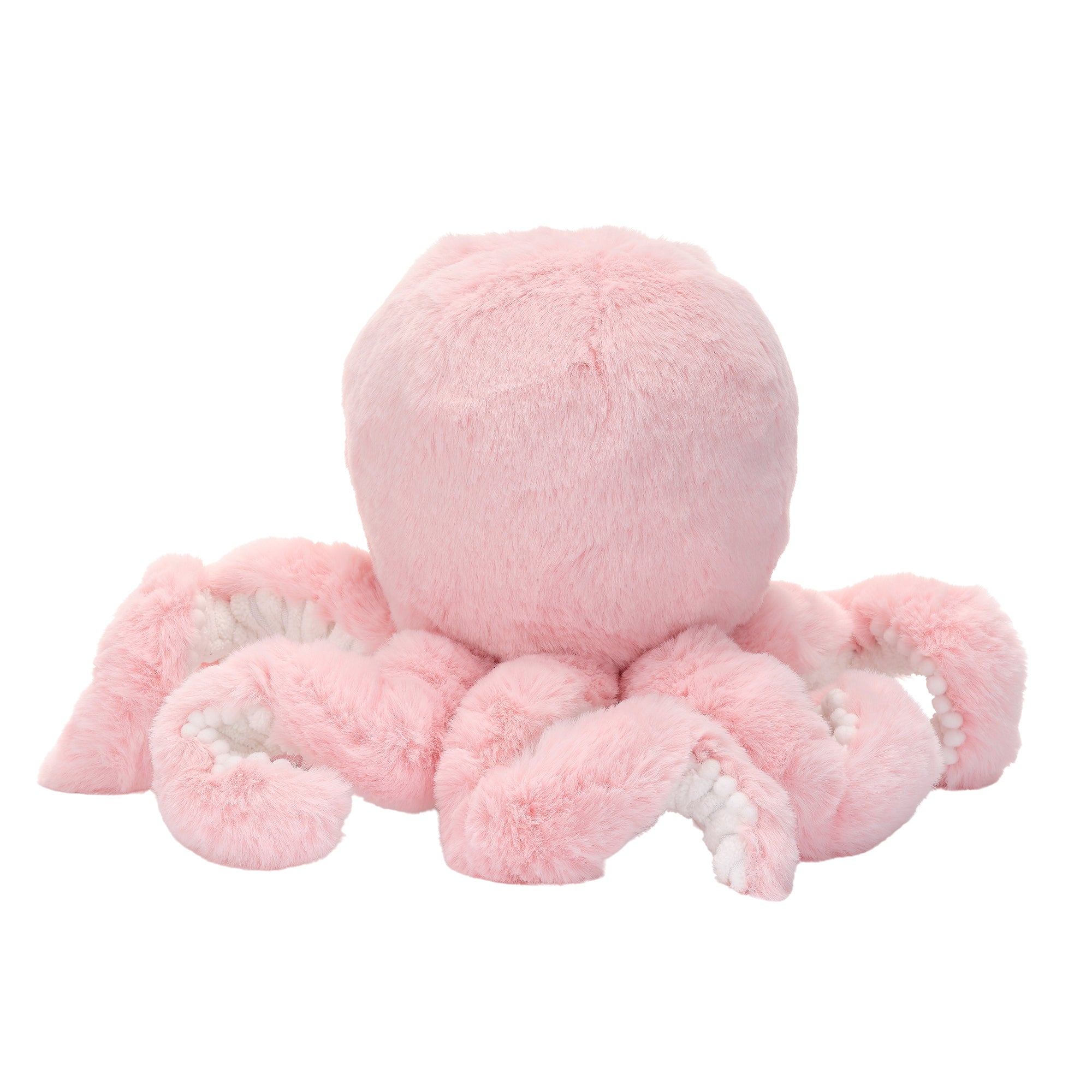 Peluche pieuvre minky rose