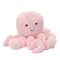 Peluche pieuvre minky rose