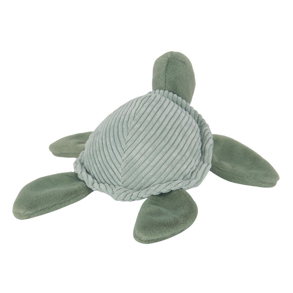 Peluche Tortue Velours Vert