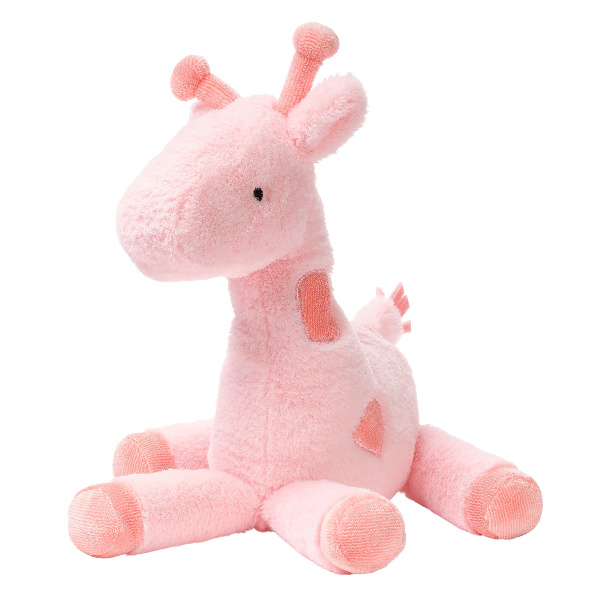 Peluche girafe rose