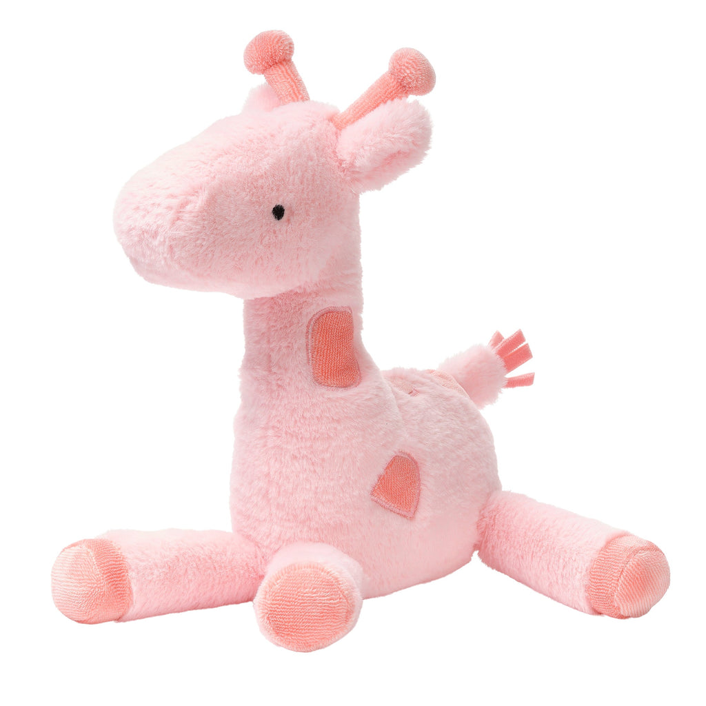 Peluche girafe rose