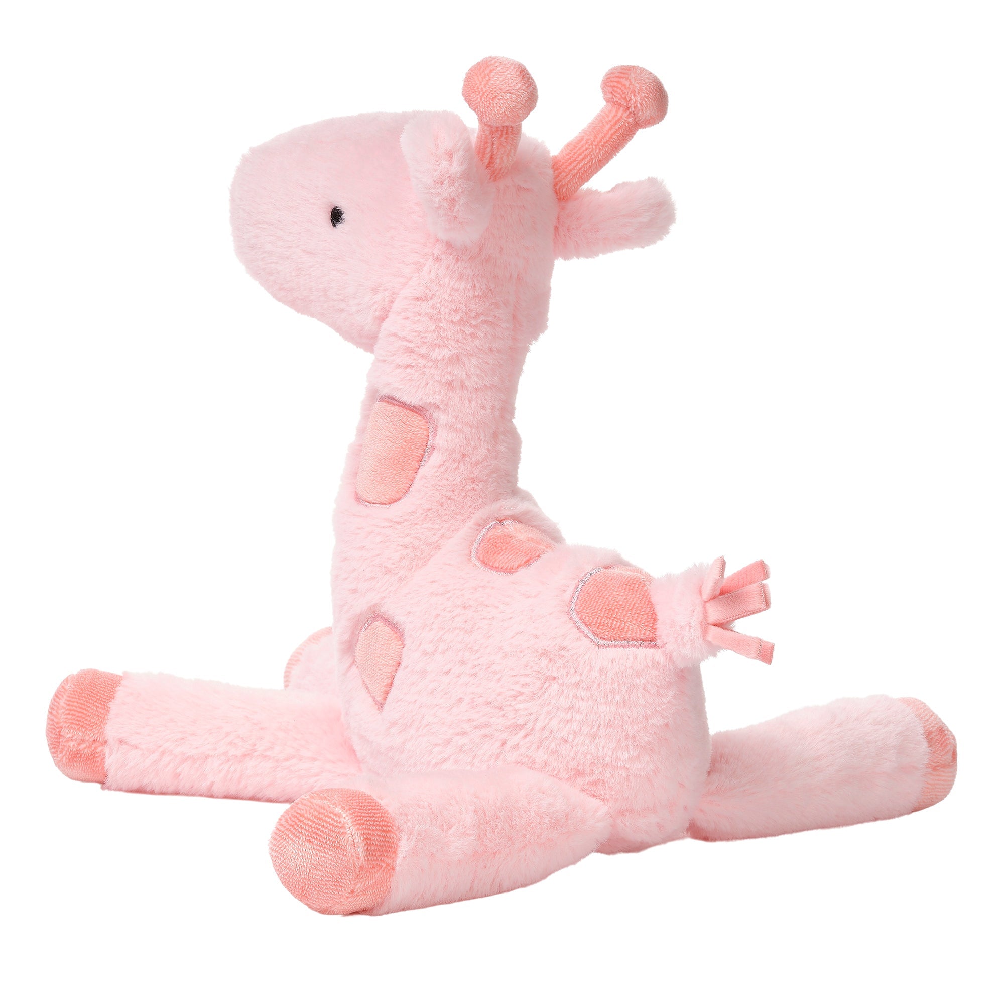 Peluche girafe rose