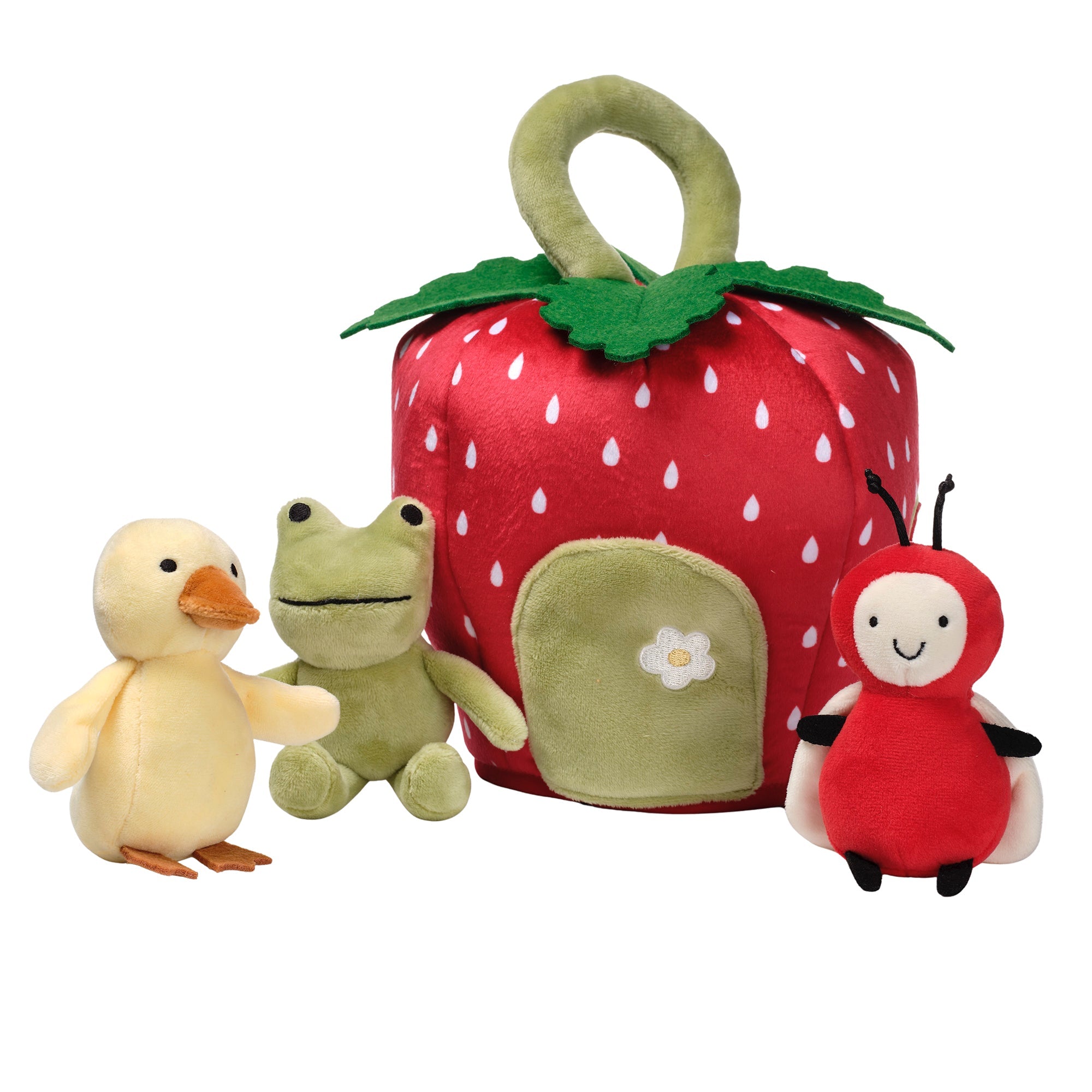 Ensemble de jeu interactif en peluche Fraise