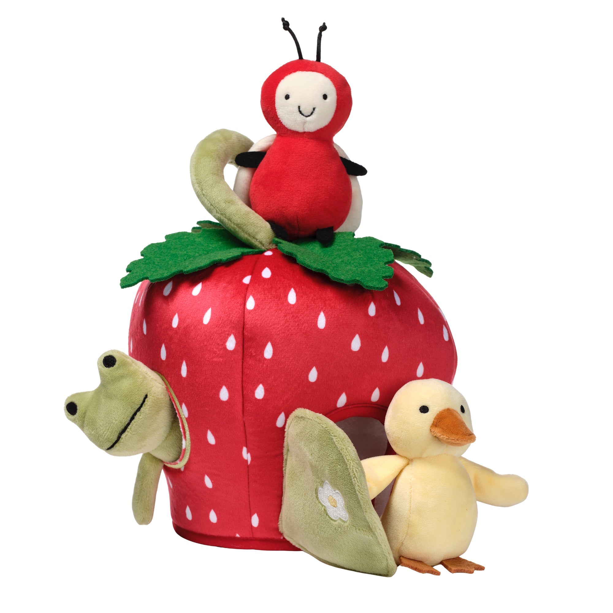 Ensemble de jeu interactif en peluche Fraise