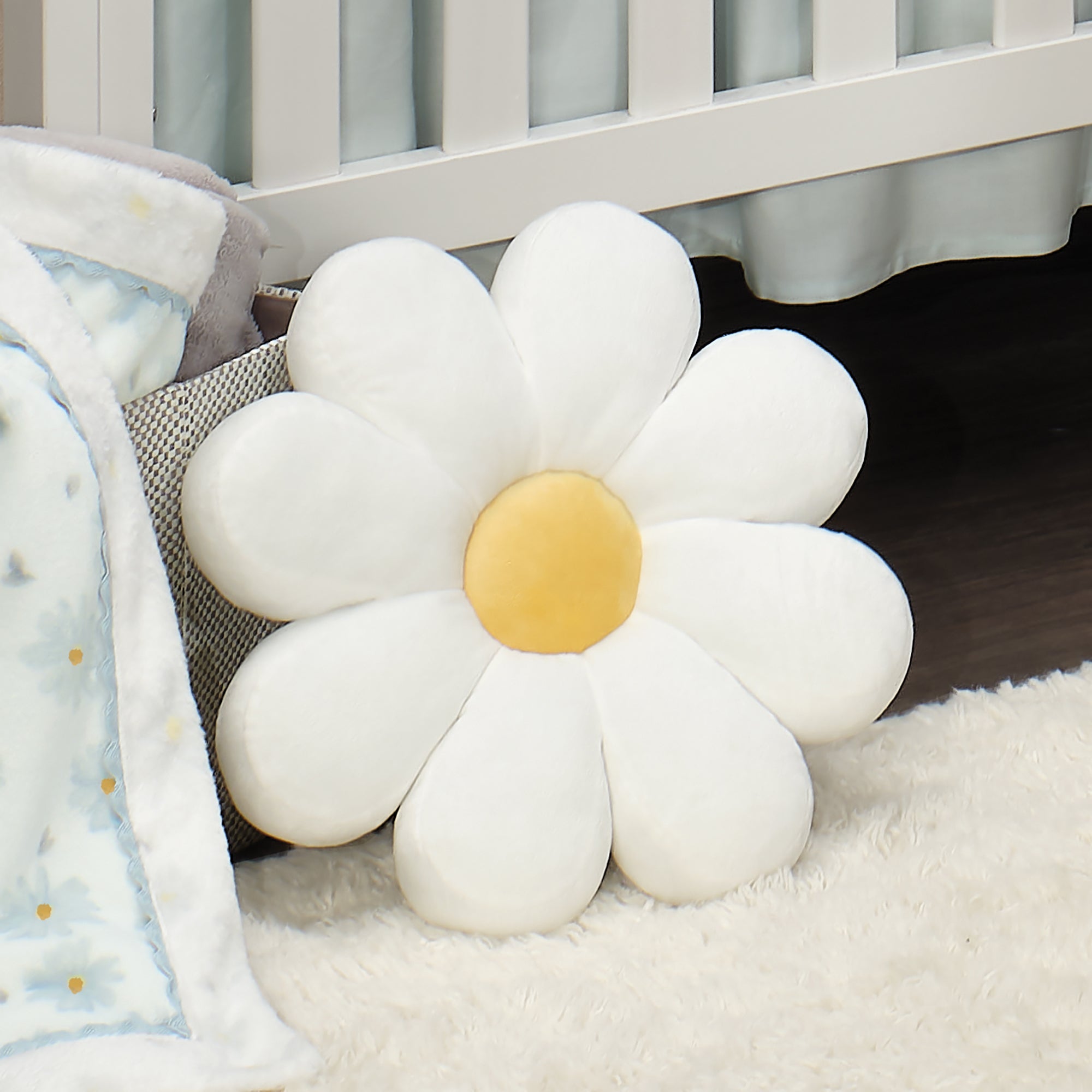 Oreiller en Peluche Douce Marguerite