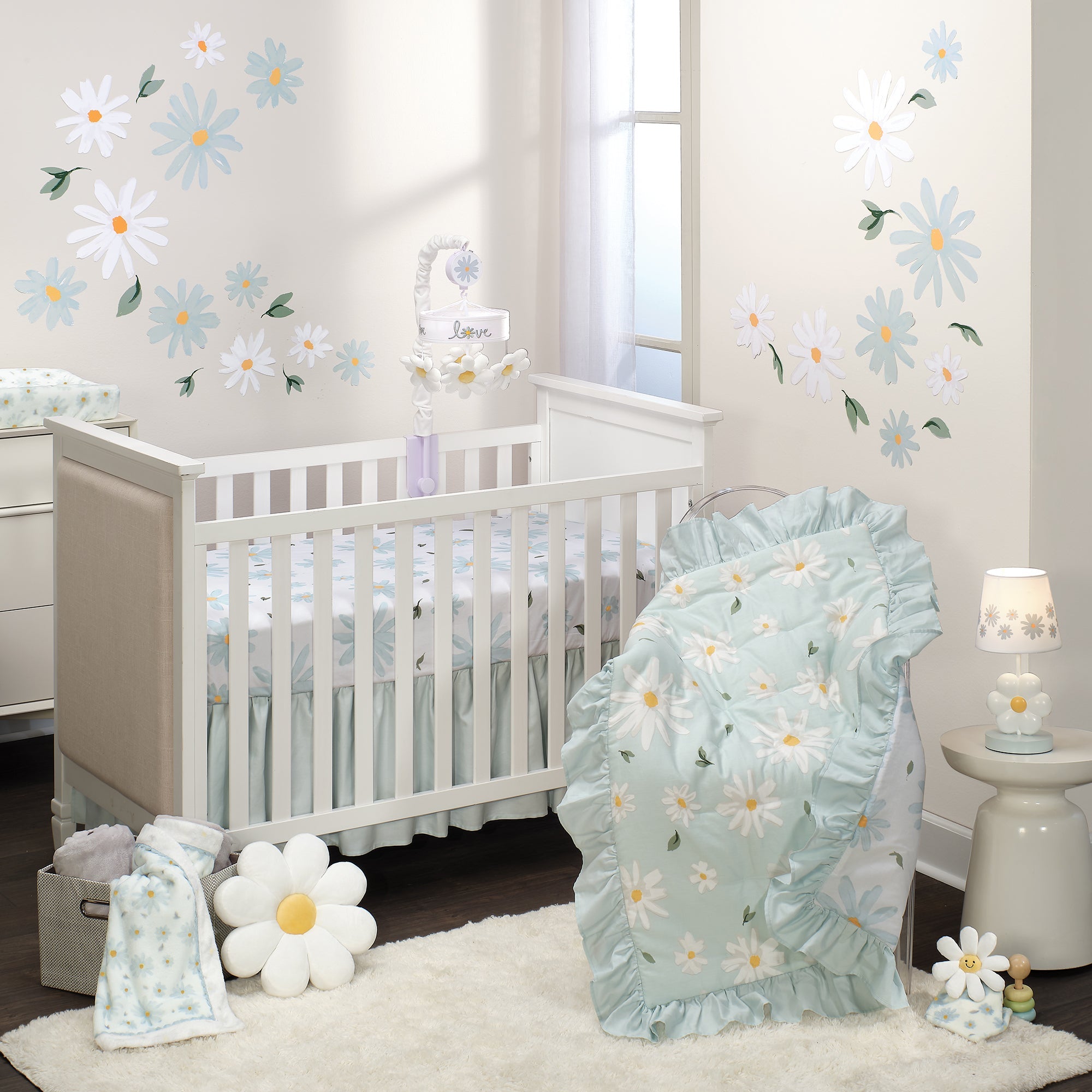 Oreiller en Peluche Douce Marguerite