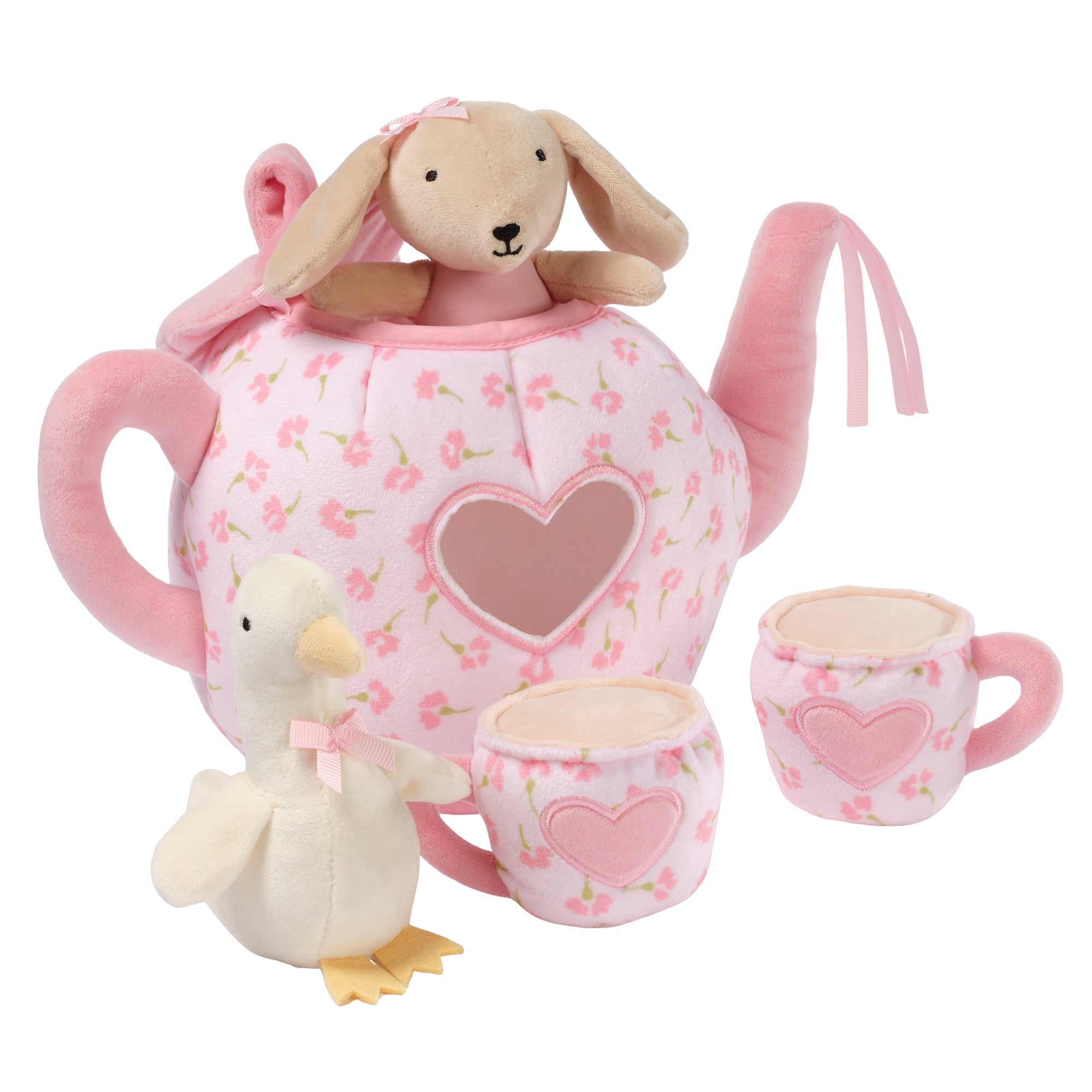 Service à thé interactif en peluche
