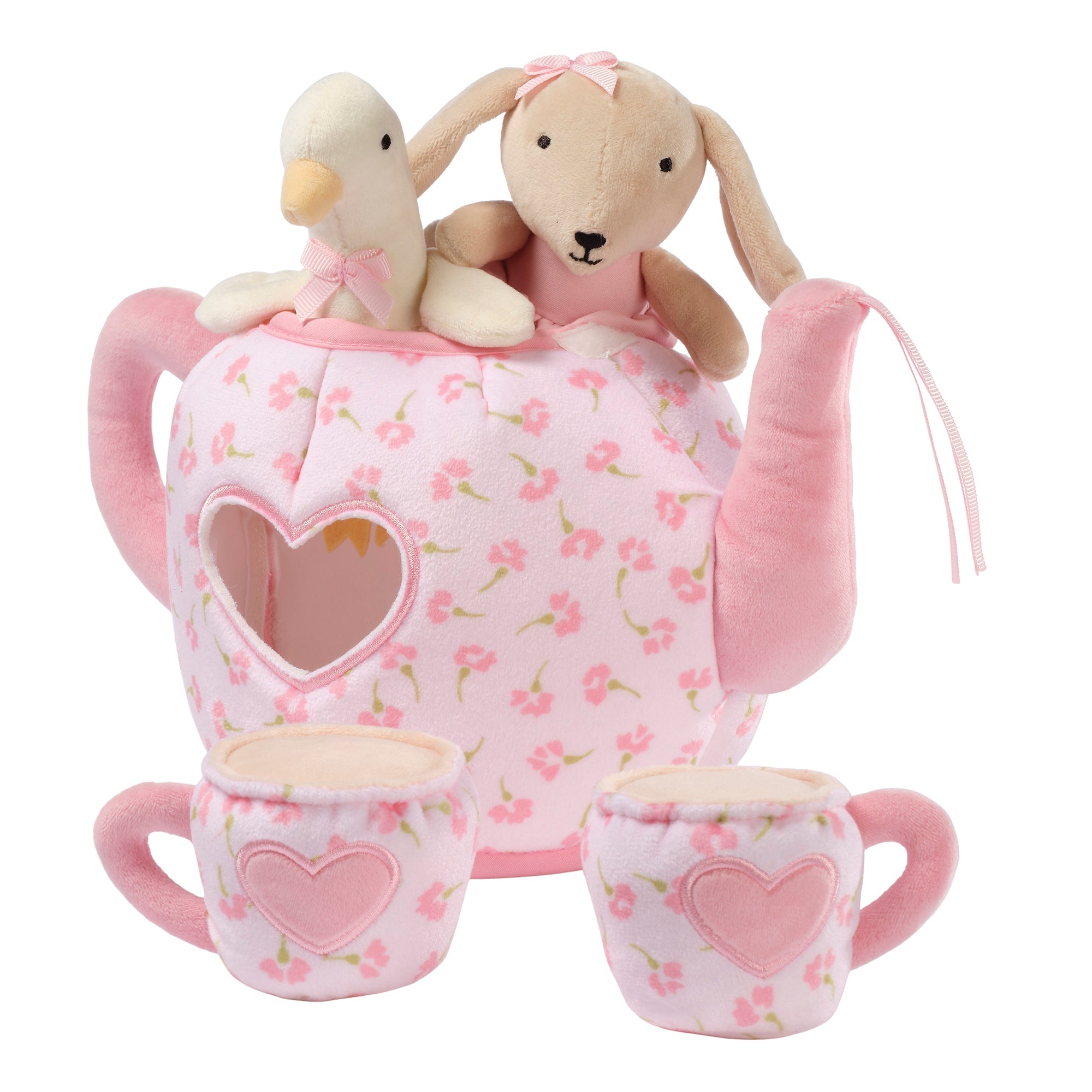 Service à thé interactif en peluche