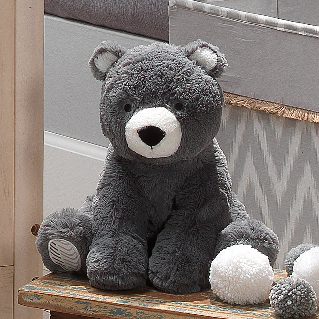 Peluche Ours Gris Anthracite